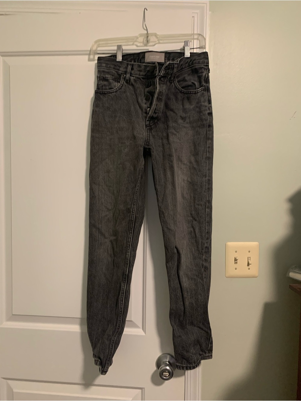 Everlane Black Washed The Cheeky Denim Jean